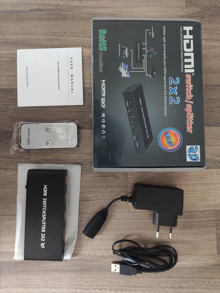 HDMI 1.4a rozbocovac/slucovac