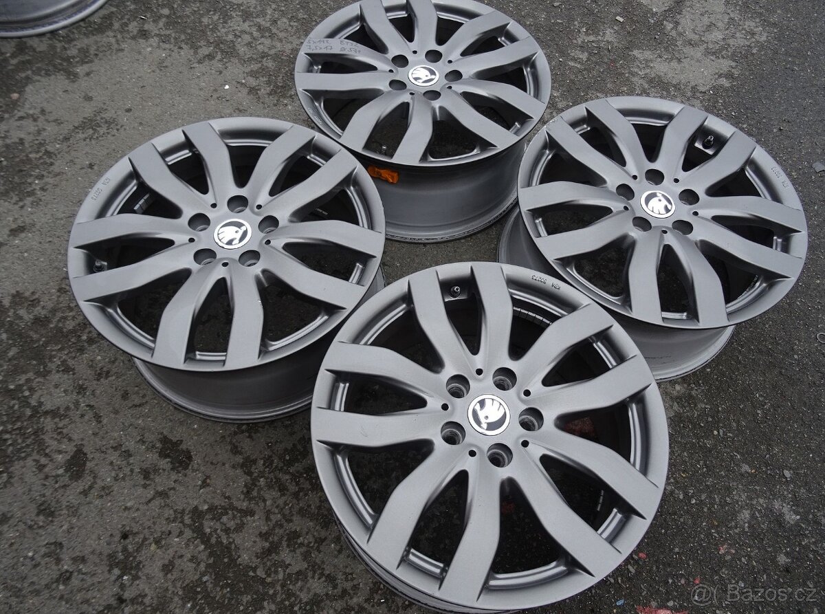 Alu disky na Škoda, 17", 5x112, ET 52, šířka 7,5J