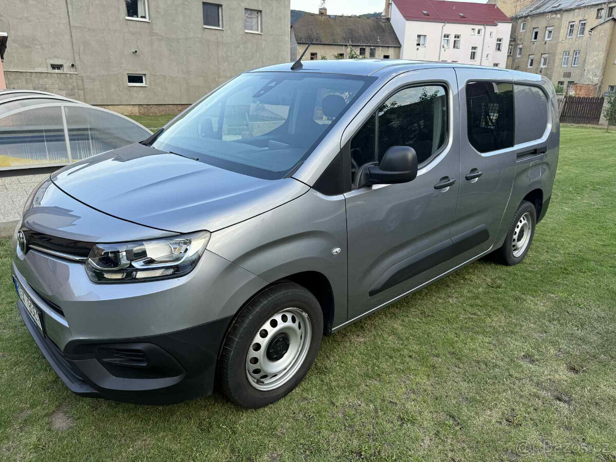 Toyota Proace City CrewCab 1.5 D 75 kW, Long – záruka, servi