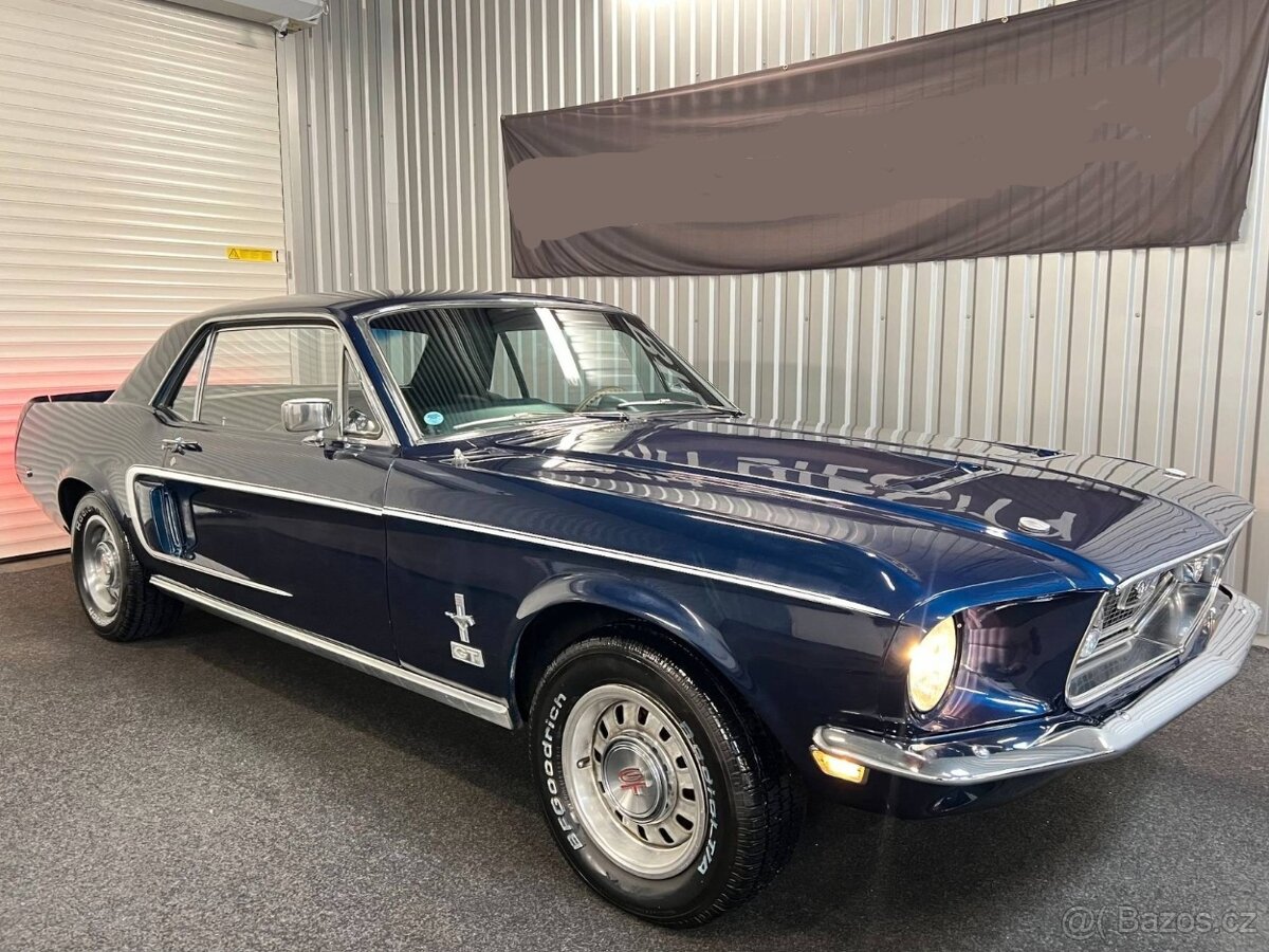 Ford Mustang GT S-Code 390 V8 z roku 1968