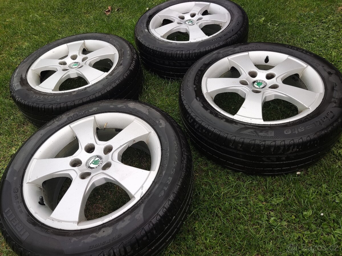 ALU kola originál Škoda Octavia 5x112