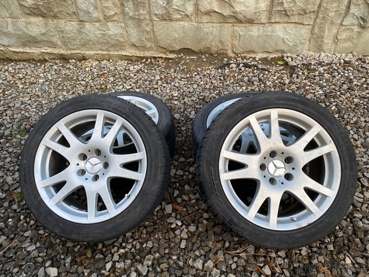 Sada zimních alu kol Mercedes CLS ,17” dvourozměrná