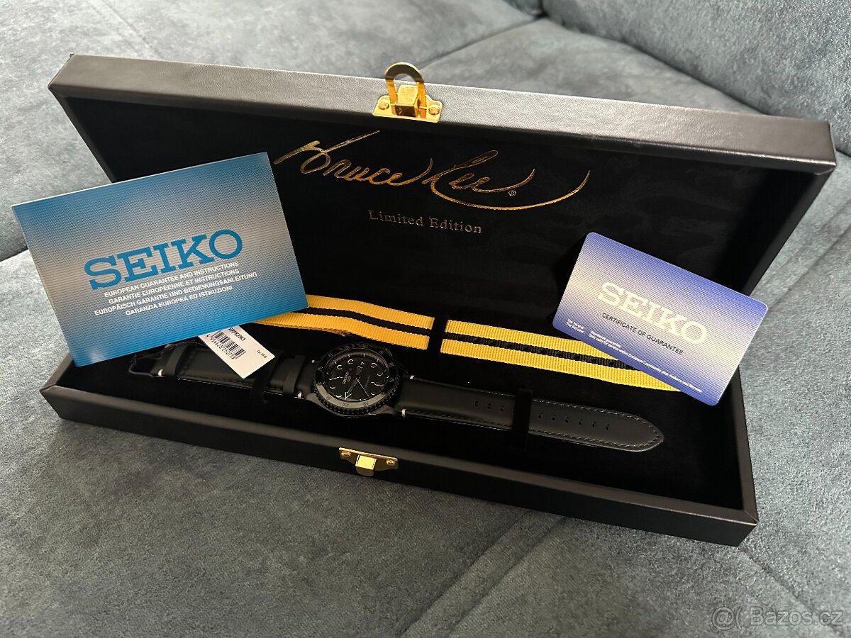 Nové hodinky Seiko Bruce Lee Limited edition