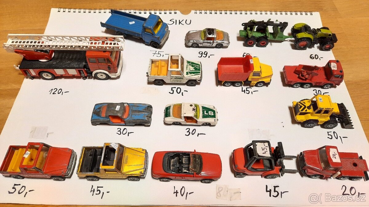 SIKU autíčka made in Germany roky 1970-2005