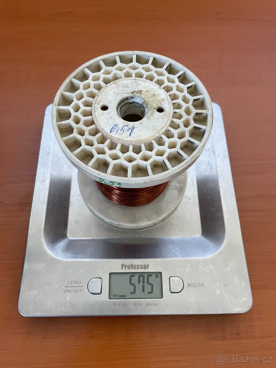 Cívky - Měděný drát - různé průměry (0,12 až 1,12 mm)