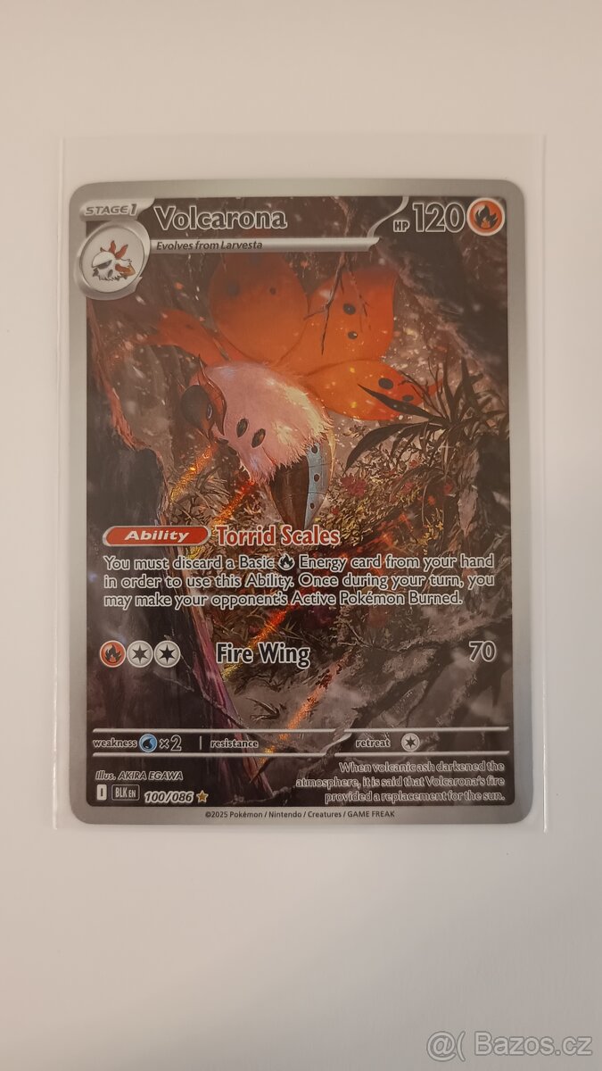 BLK 100/086 Volcarona - Black Bolt