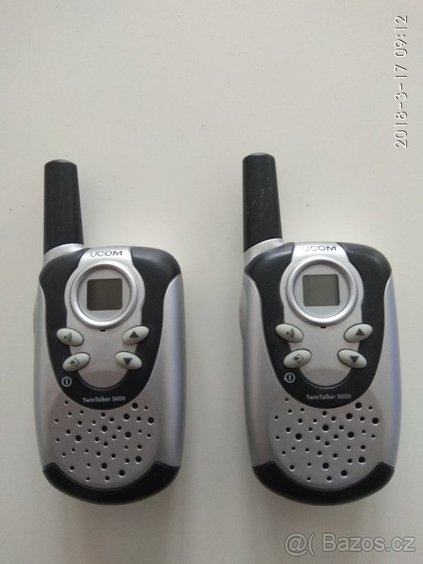 Vysílačky UCOM PMR TwinTalker 3600