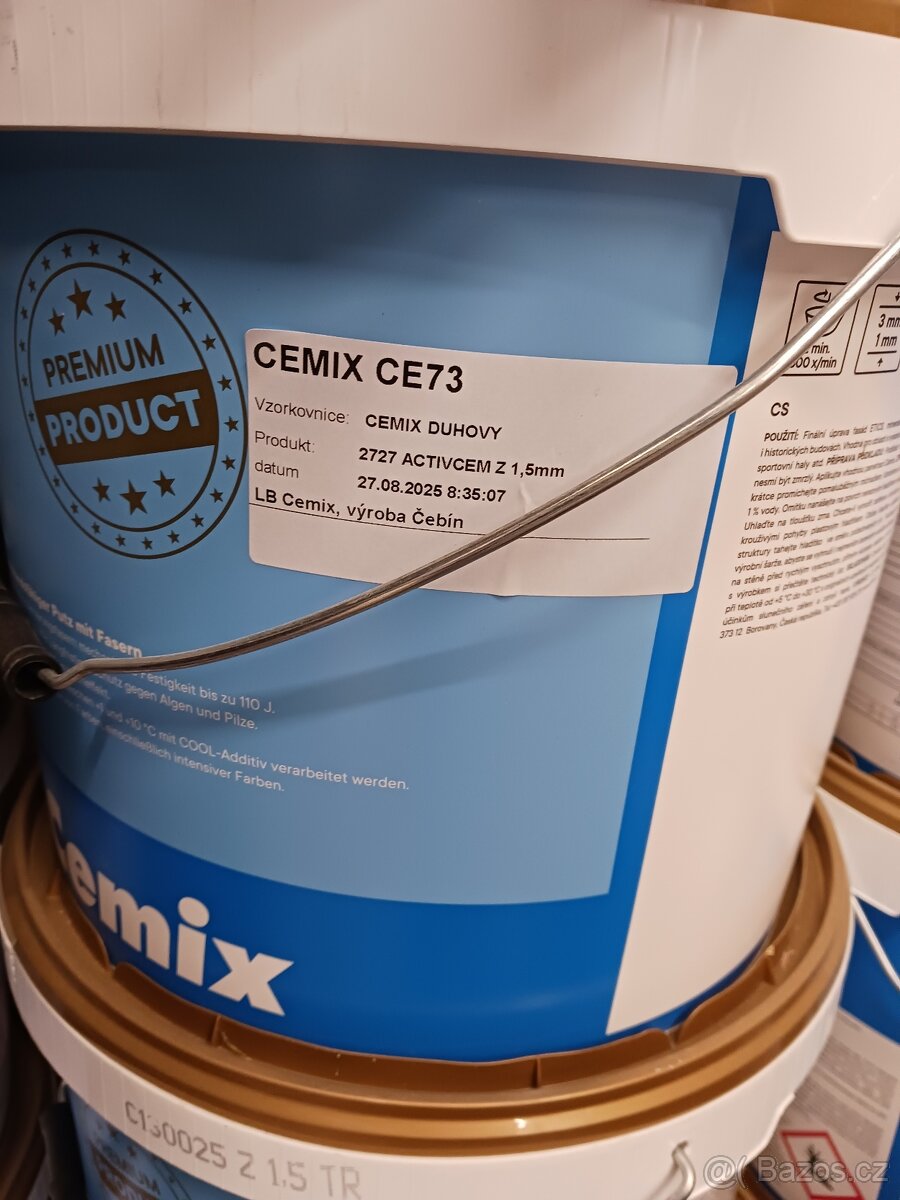 CEMIX 2727 vysoce odolná silikonová omítka s vlákny 1,5mm