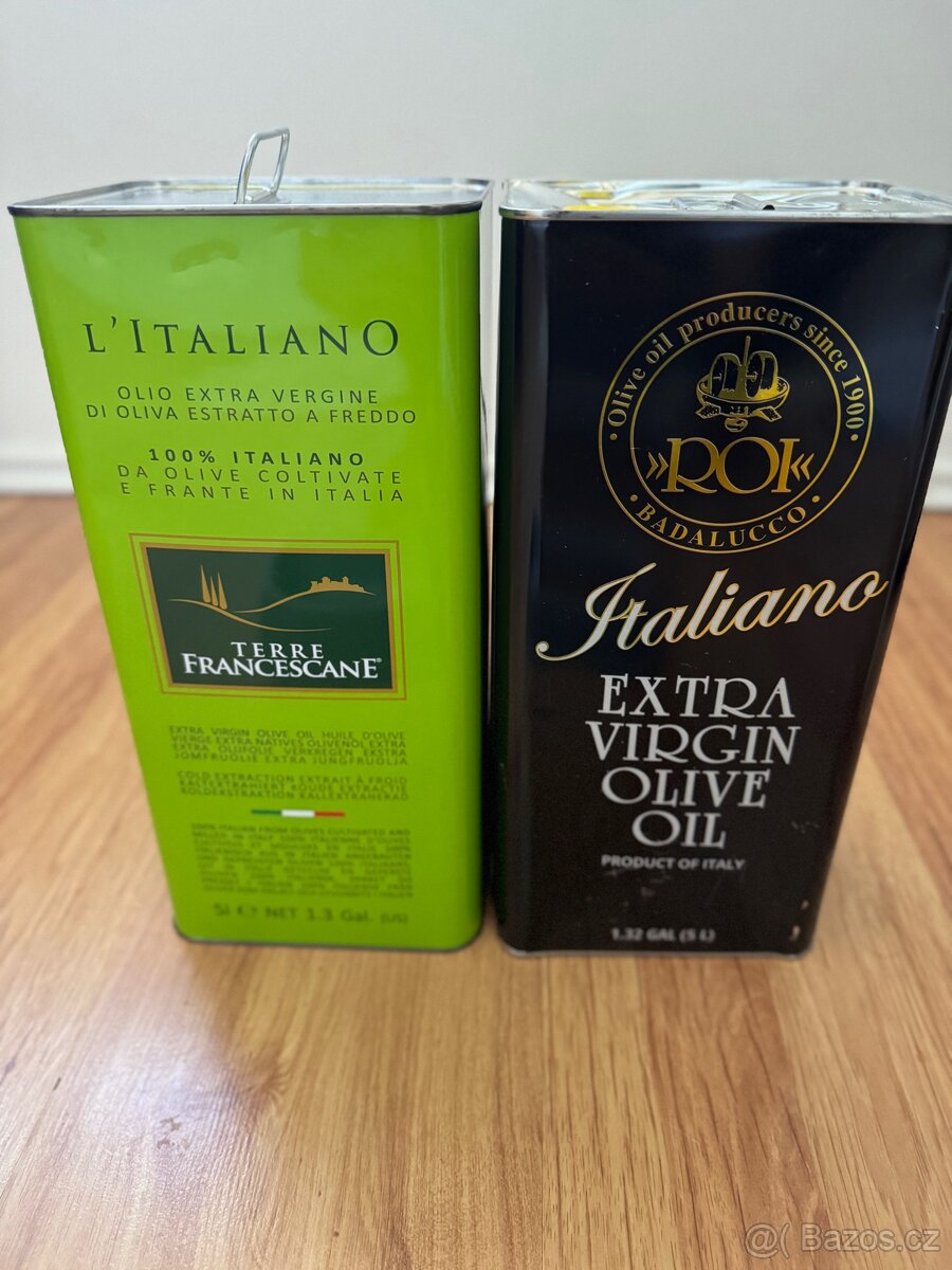 🫒 Italský extra panenský olivový olej – 5l