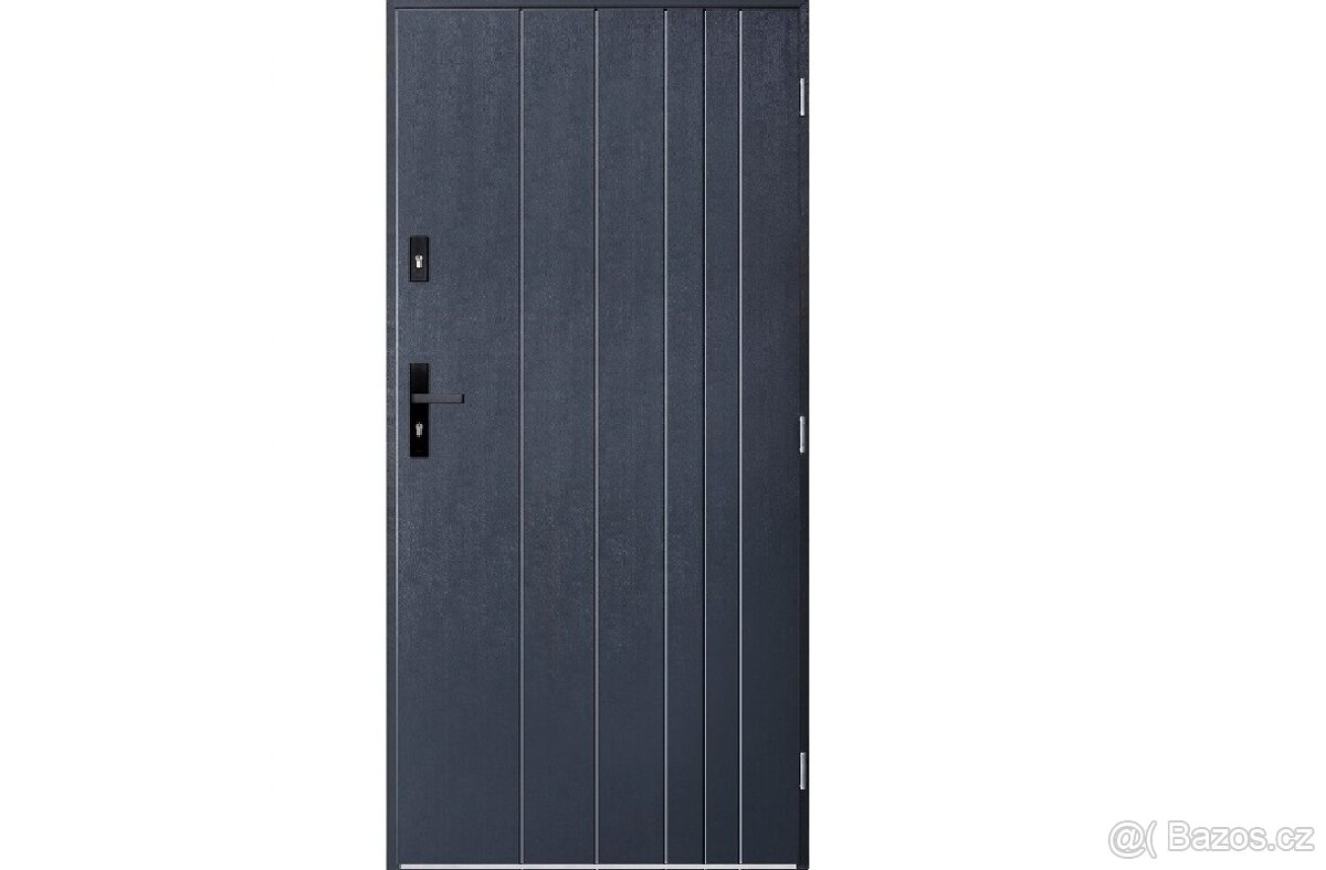 Venkovní zateplené vchodové dveře GUTENBERG