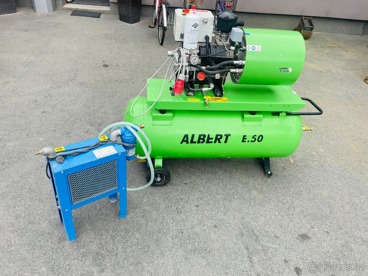 Šroubový kompresor Atmos ALBERT E.50 s dochlazovačem