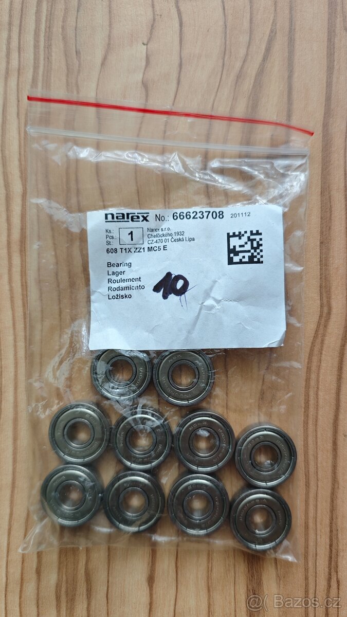 NAREX 66623708 Ložisko 608 T1X ZZ1 MC5 E