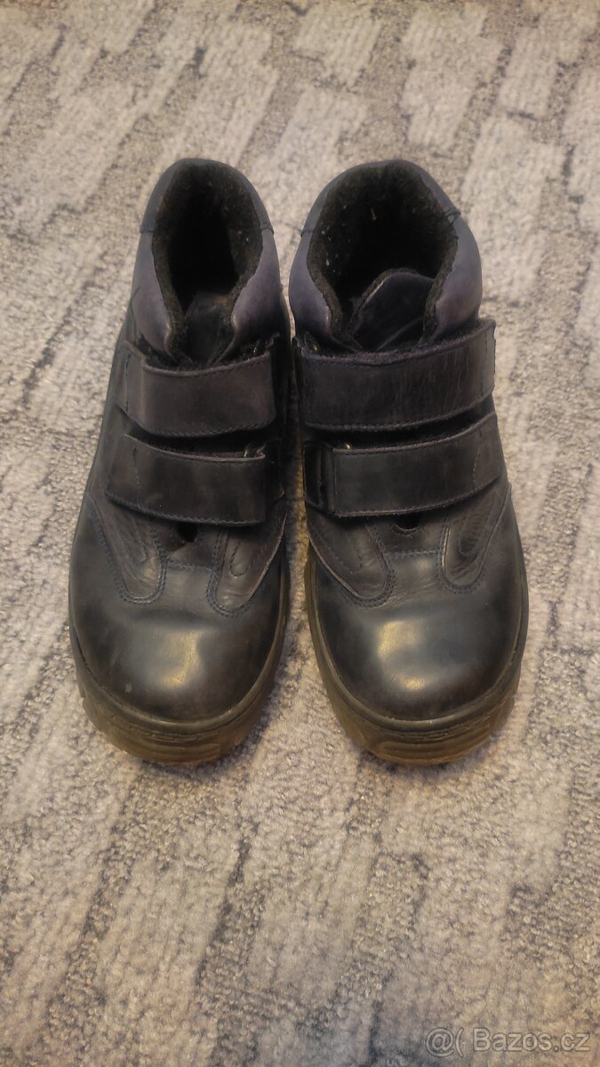 Kožené boty dětské