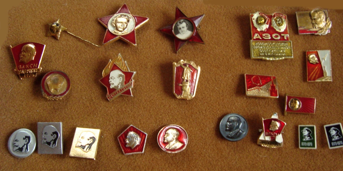 Sada odznaků V.I. Lenin