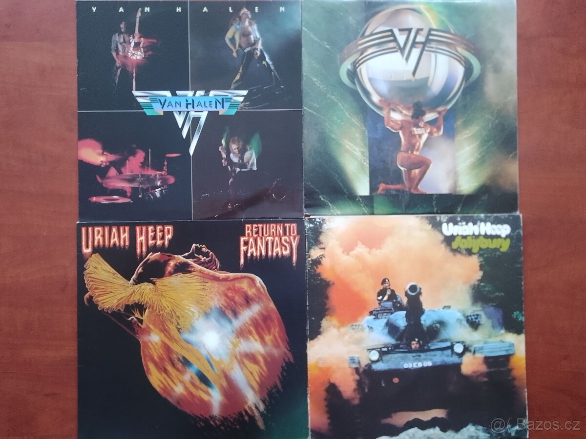 PRODÁM MIX LP- VAN HALEN, URIAH HEEP,JETHRO TULL...