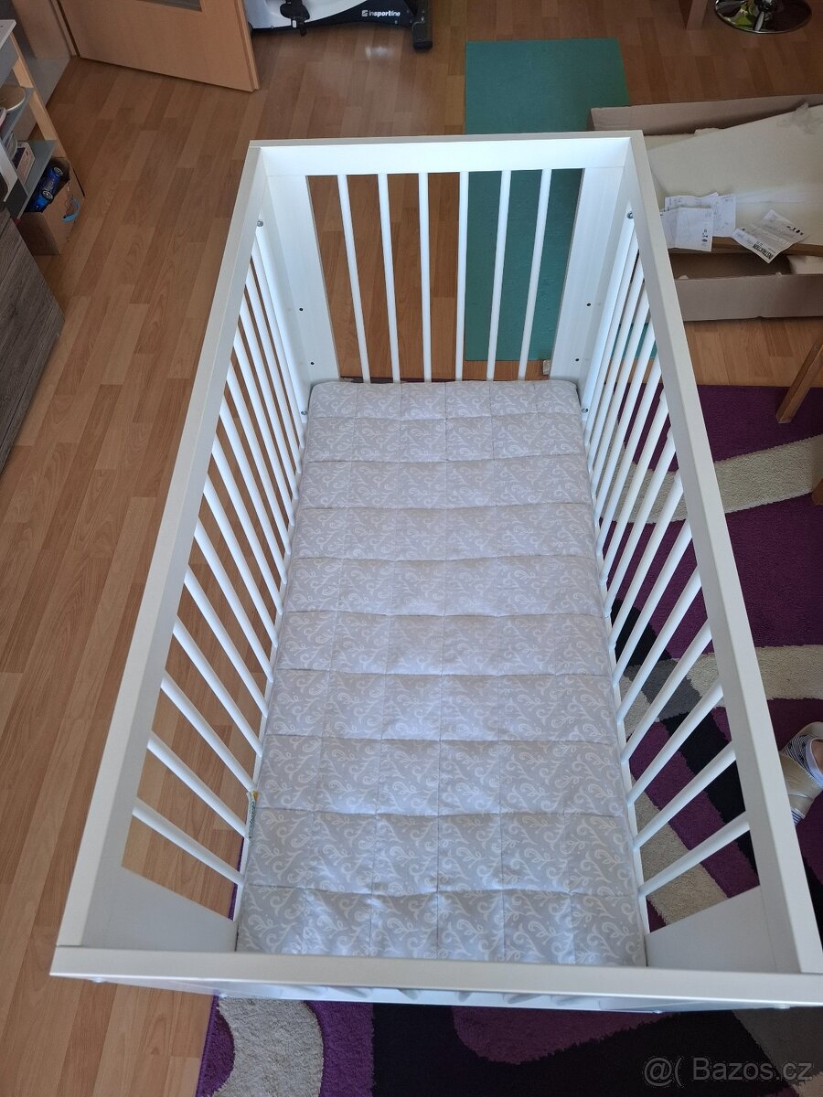 Postýlka sifie bílá 120×60