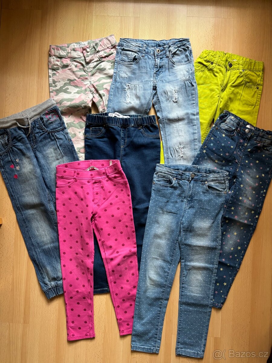 Džíny, kalhoty vel. 128