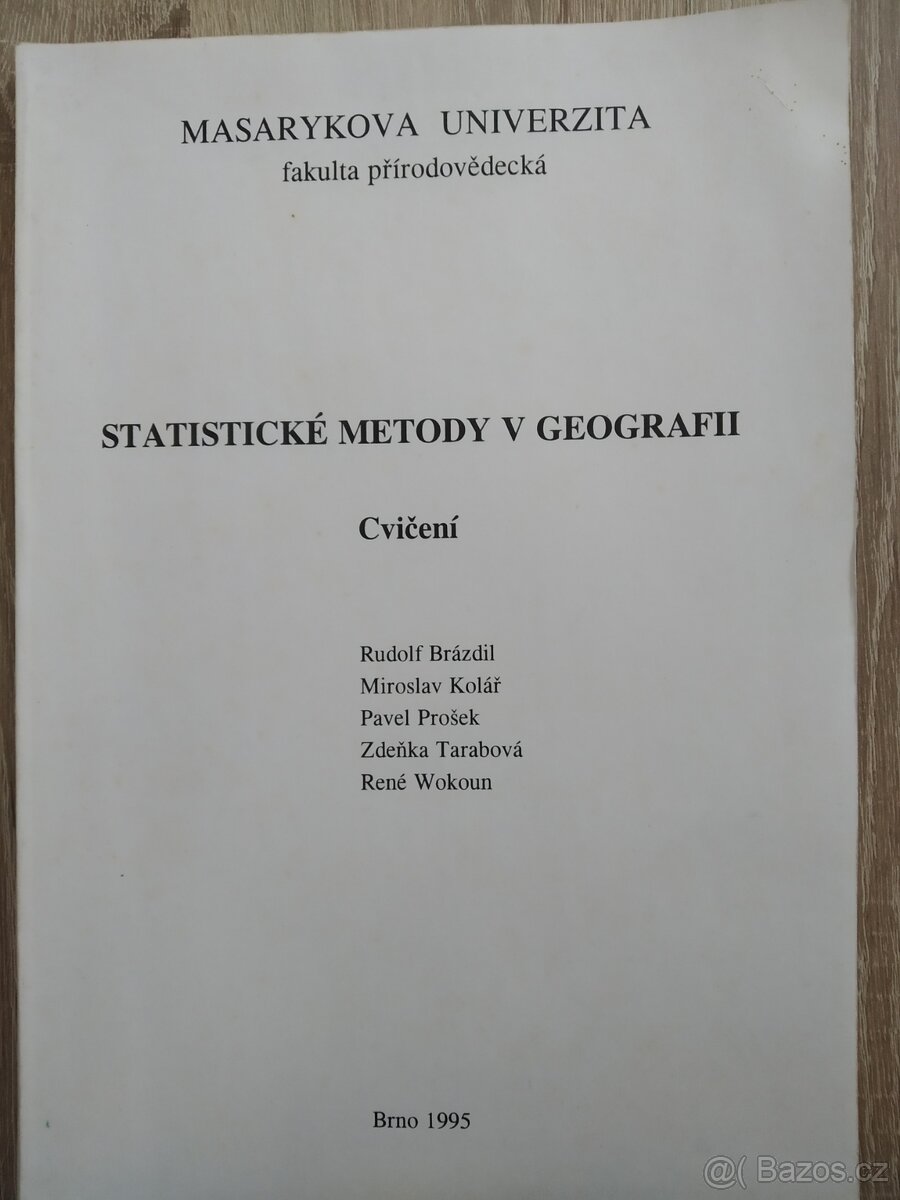 Statistické metody v geografii