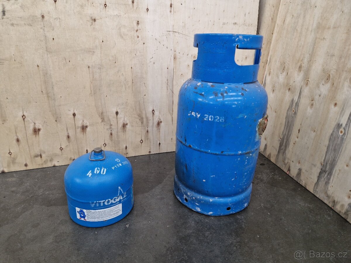 Prodám bombu na plyn 2 kg, 10 kg