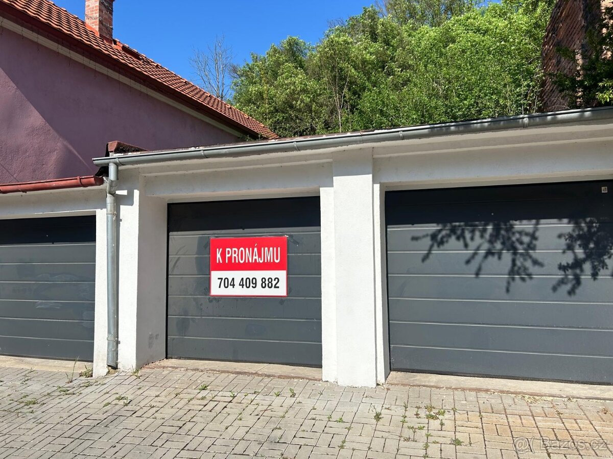 Pronájem garáže Bílina Zátiší 19m2