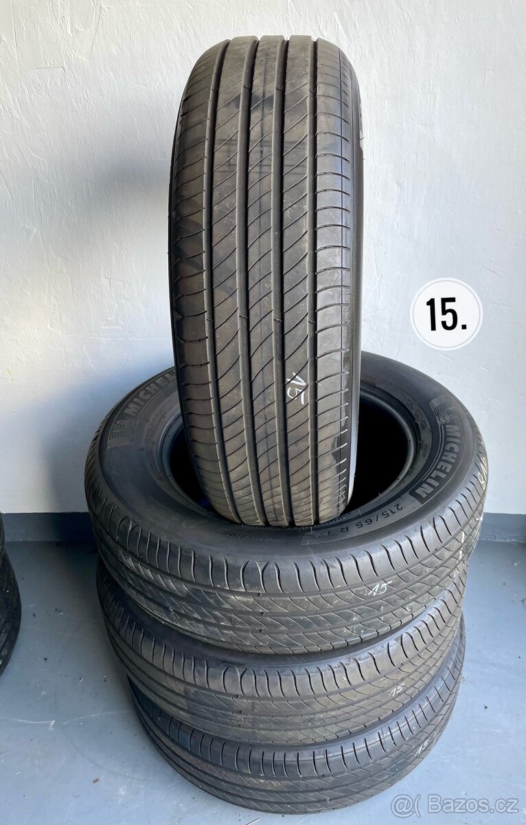 ☀️Letní pneumatiky 215/65/17, Michelin, DOT20