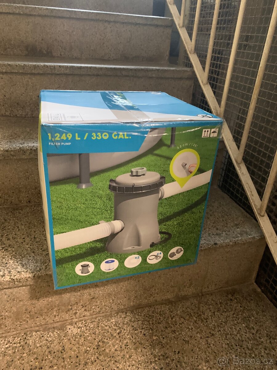 Vodní bazenový filtr Bestway 1249 L k bazénu (nový)