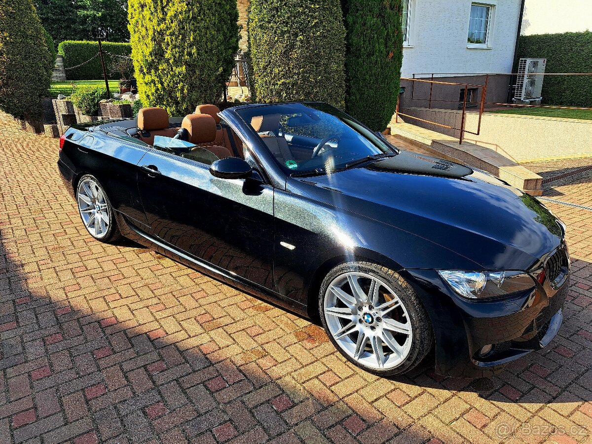 BMW 320i cabrio e92 - 125kW, jen 128tis km, krásný stav