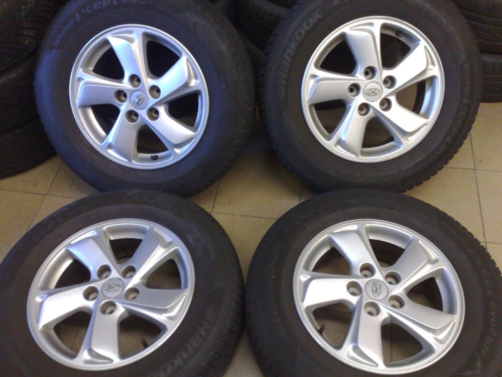 Sada Alu kola orig.Hyundai 215/70 R16 6,5J x 16 ET45