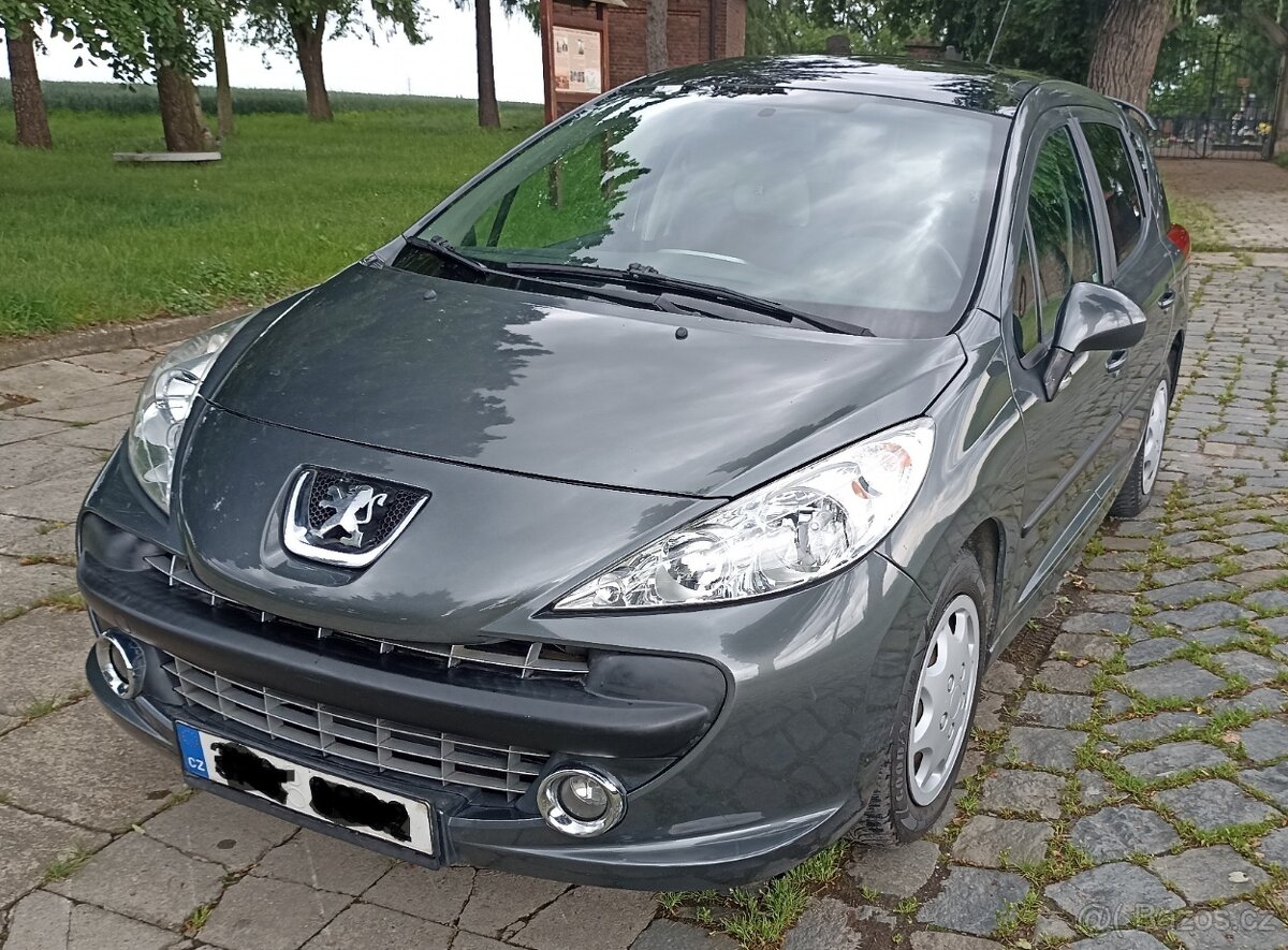 Peugeot 207 SW, 1.6 Hdi, 66kw,první majitel