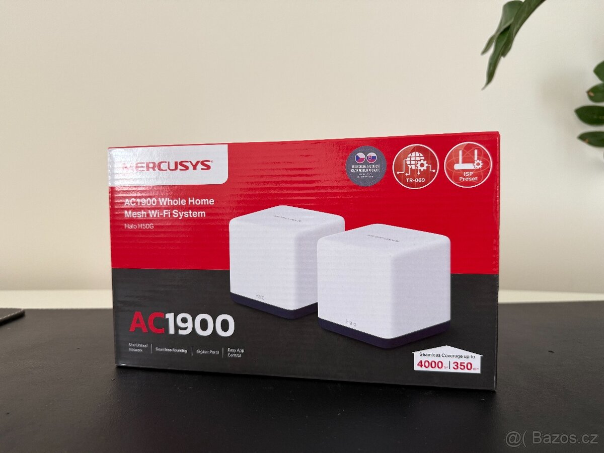 WiFi router Mesh system Mercusys Halo H50G (2-pack)