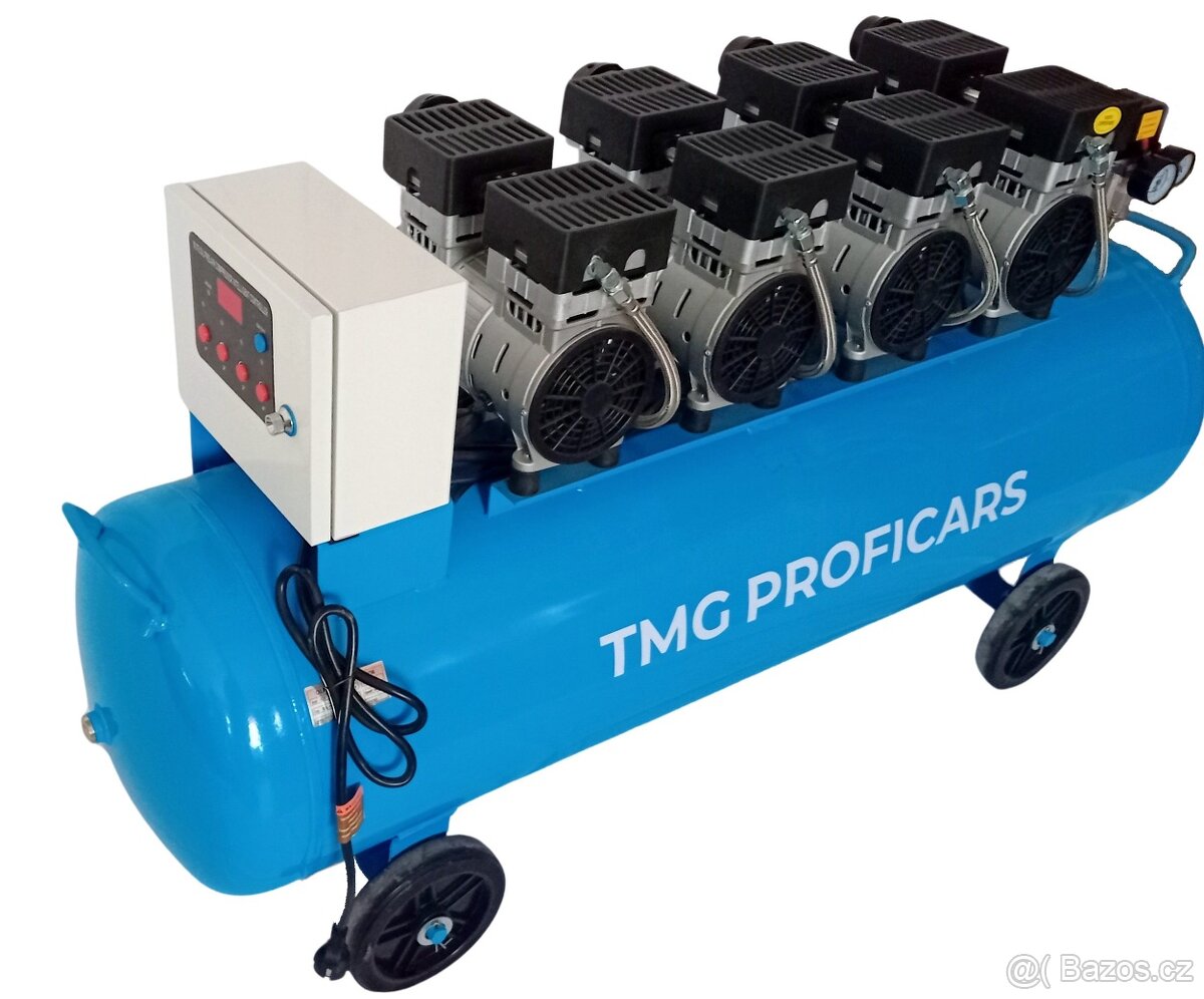Bezolejový kompresor 200L, 680l /min, 8 Bar