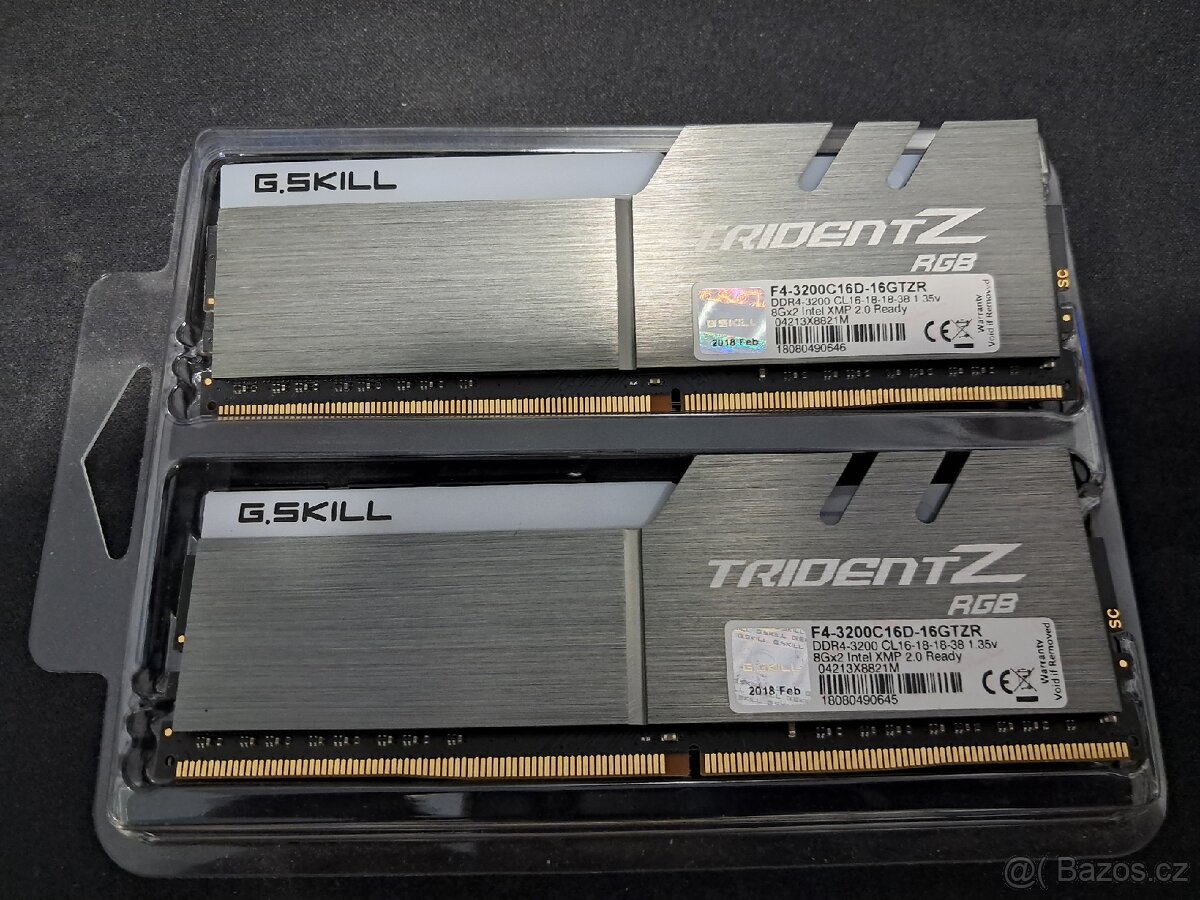 G.Skill Paměti 2x8GB, DDR4