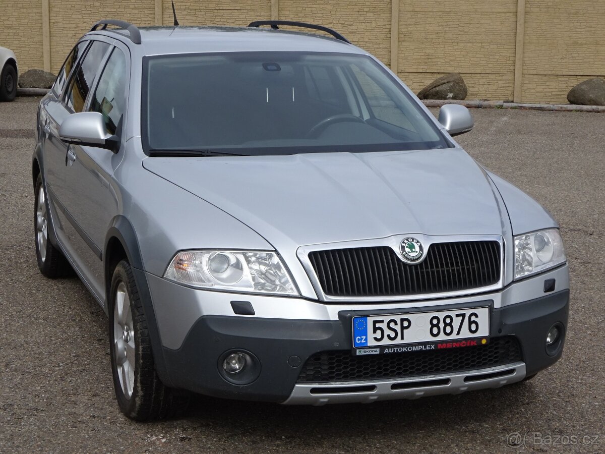 Škoda Octavia 2.0 TDI Combi Scout r.v.2008 2.Maj.ČR (4x4)