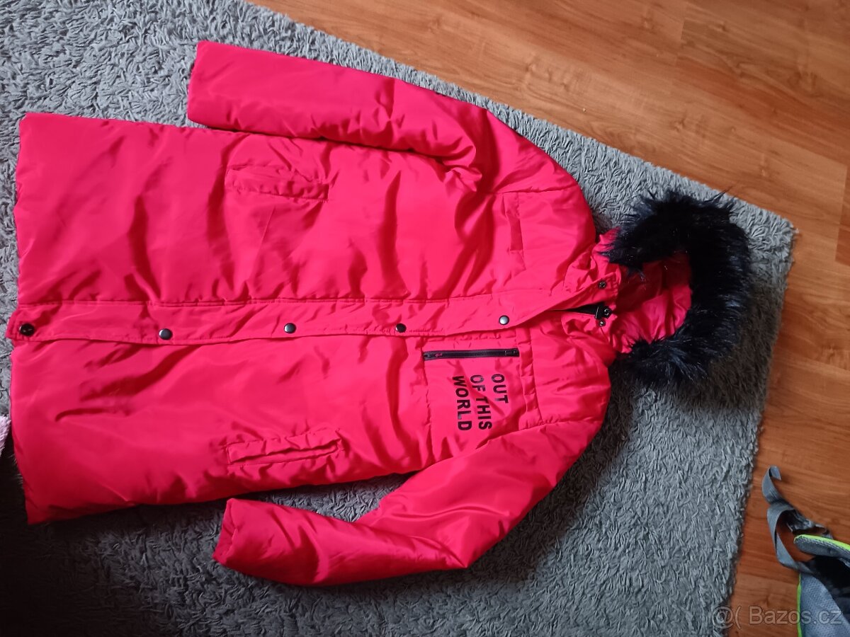 Zimní kabát pro teenagerky 152