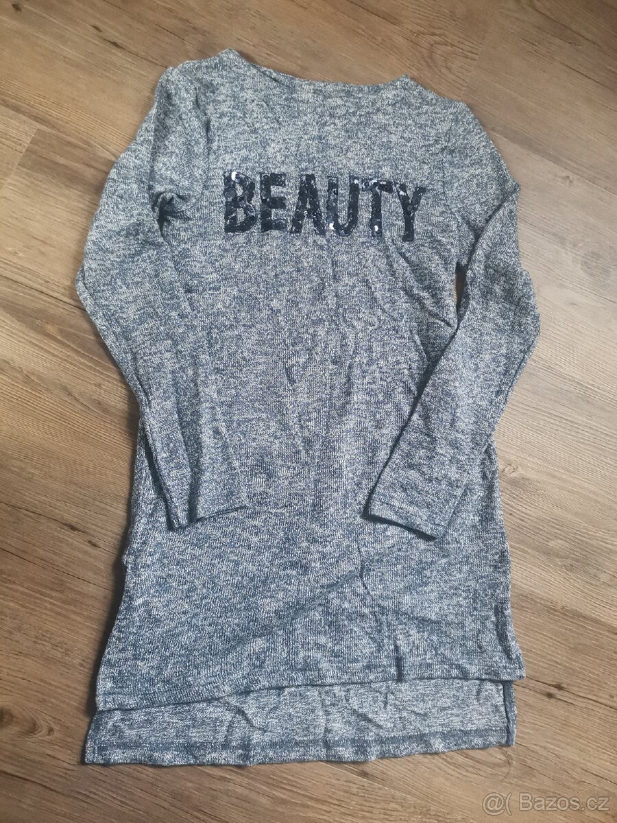 Šaty teplejší vel. 134/140