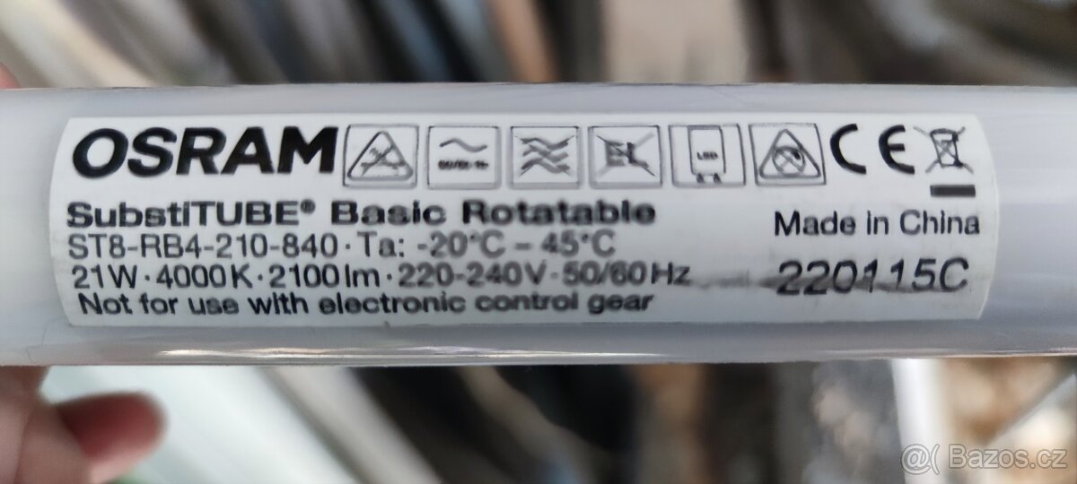 LED zářivky Osram SubstiTUBE Basic