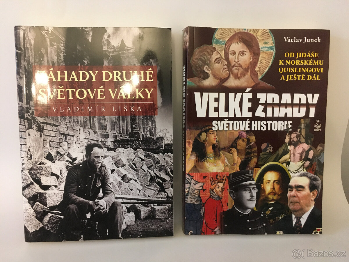 Dvě knihy s vojenskou tématikou