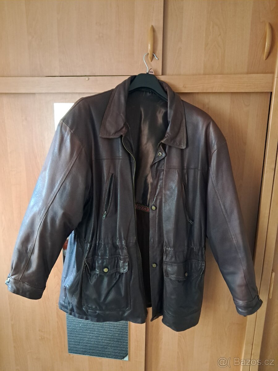 Zimní kožená bunda