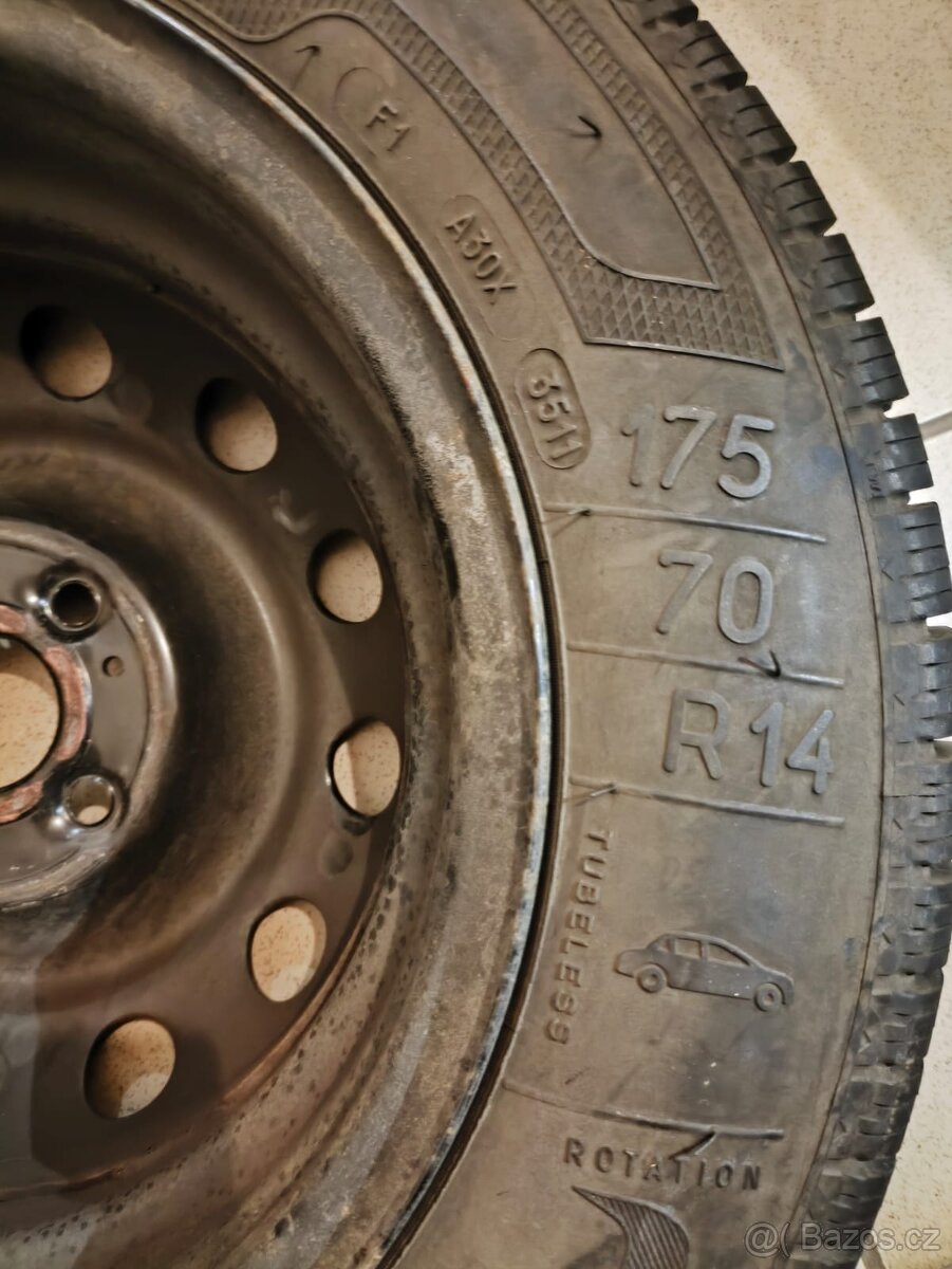 zimní kola plechové disky