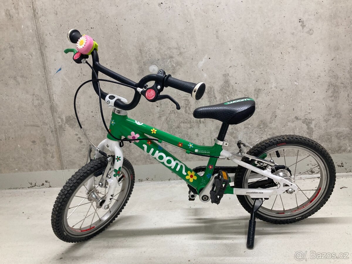 Woom 2 dětské kolo se stojánkem