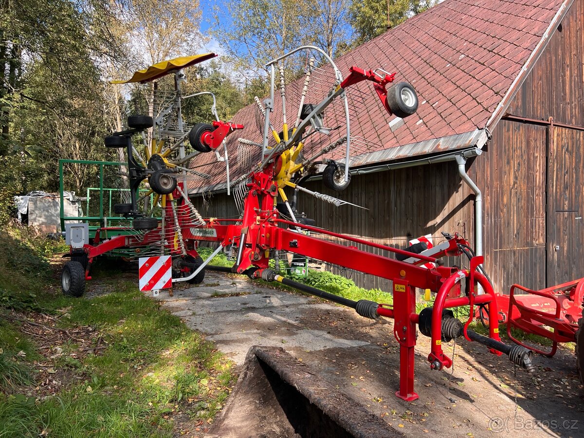 dvourotorový shrnovač Pöttinger