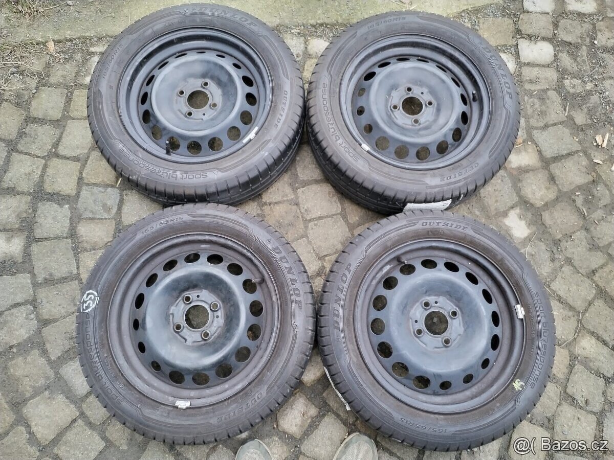 letni komplet SMART TWINGO 4x100 165/65/15 185/60/15