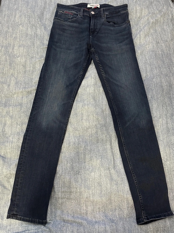 Džíny Tommy Jeans Austin Slim Tapered - 28/34 - Tmavě modré