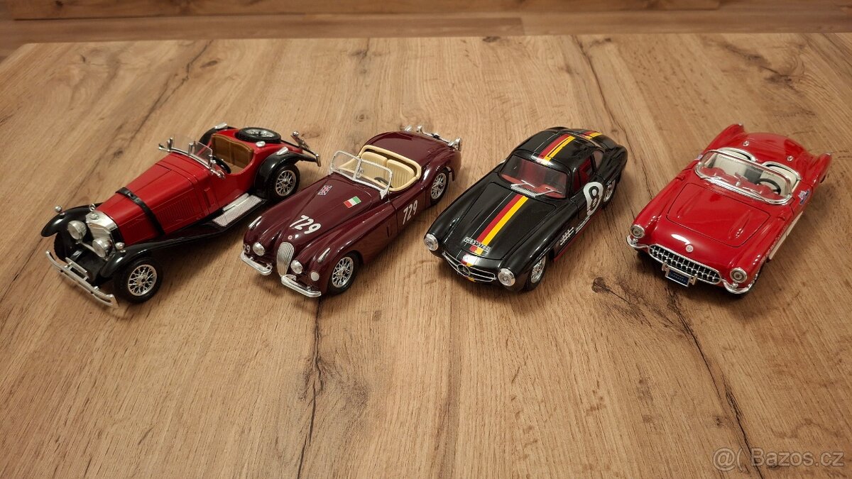 Bburago 1:24 - Mercedes, Jaguar, Chevrolet