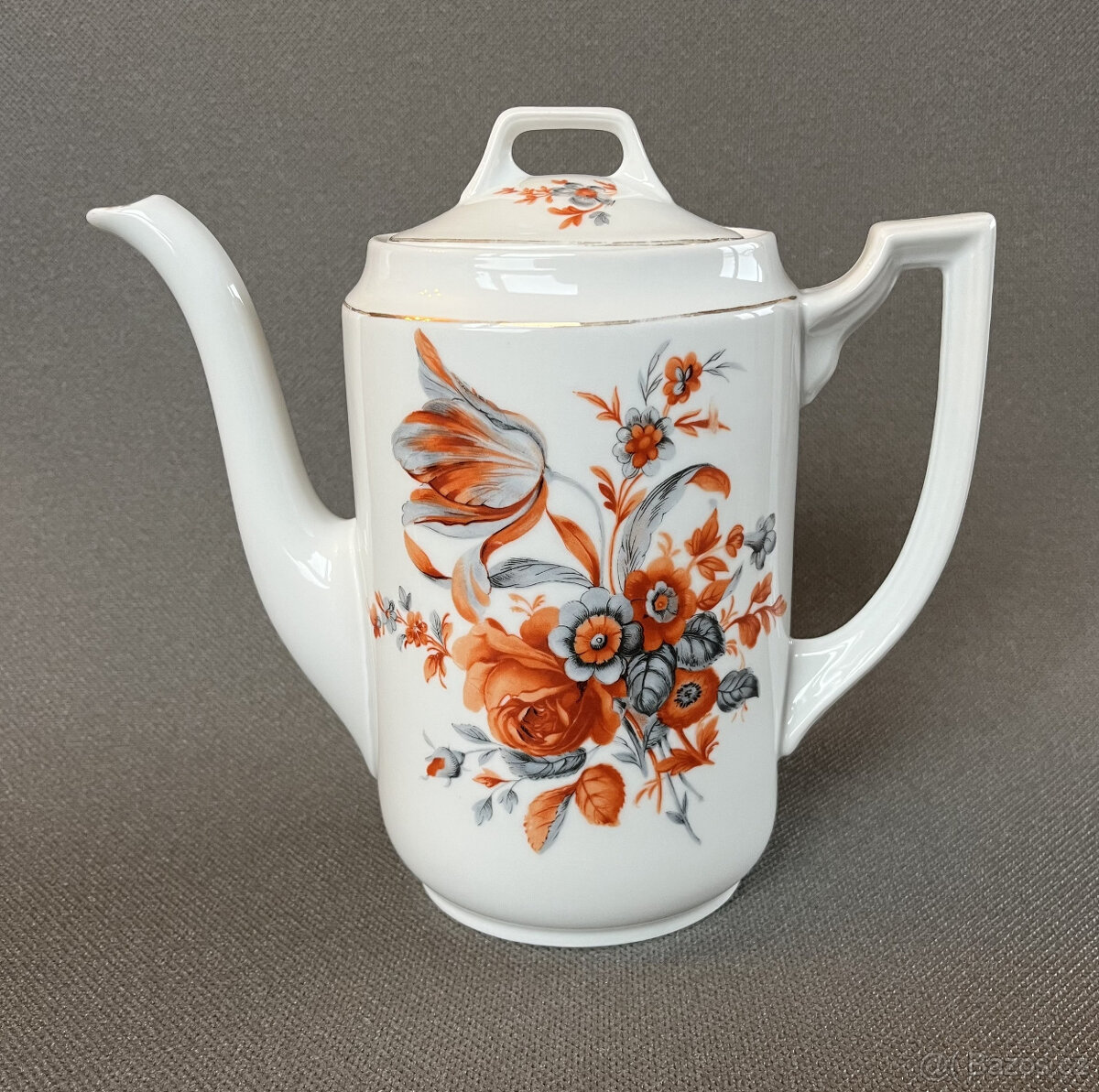 Starožitná porcelánová konvice 1.2l, Loket Stern