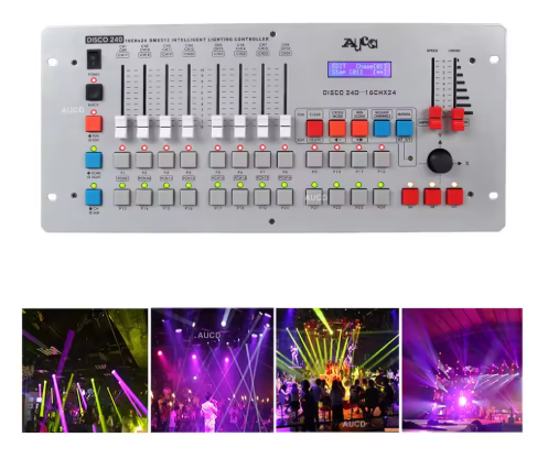 DMX programovatelný světelný ovládací pult Disco 240