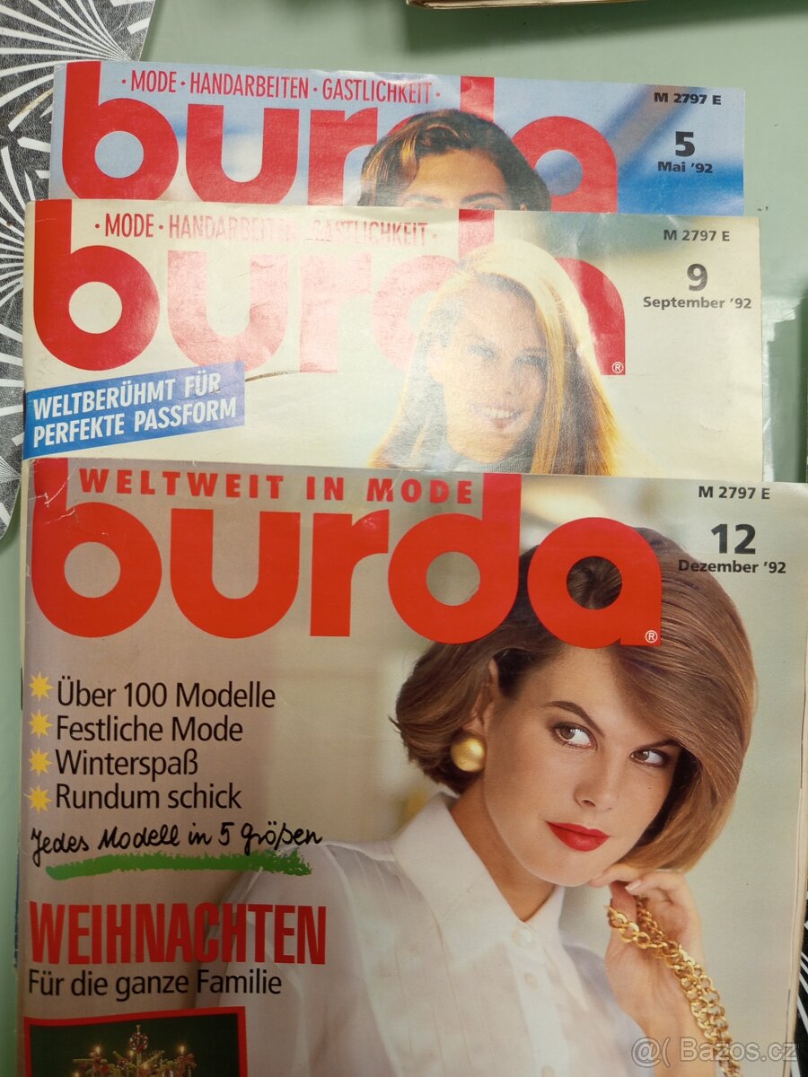 Burdy časopisy o šiti
