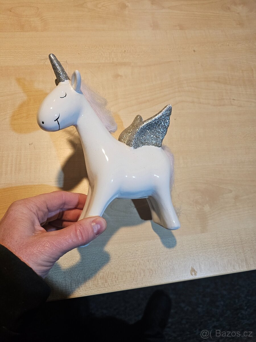Kasička kůň / jednorožec