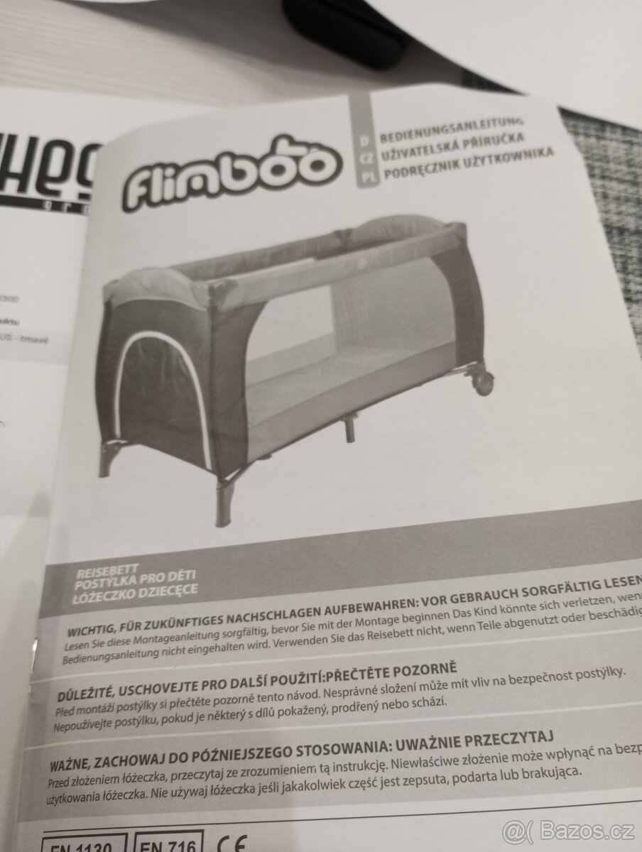 cestovní dětská postýlka