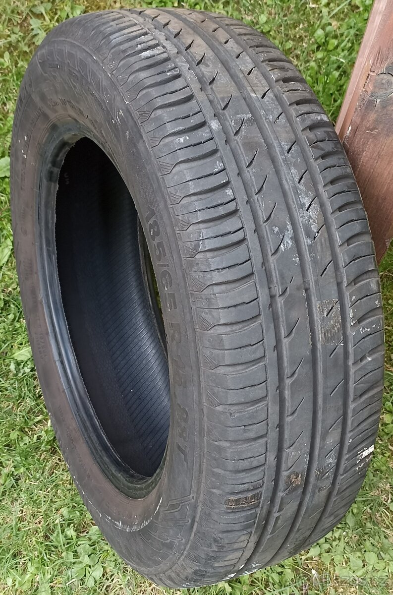 prodám 1 kus letní pneu Continental 185/65R15-016